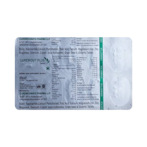 Curebiovit Plus Strip Of 10 Tablets