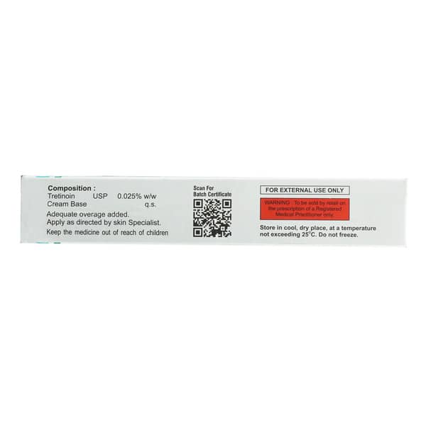 Tretiheal 0.025% Tube Of 20Gm Cream