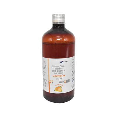 Lizerton B6 Orange Flavour Sugar Free Oral Solution 450ml