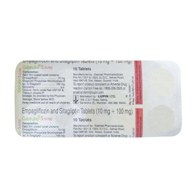Gibtulio S 10/100mg Strip Of 10 Tablets