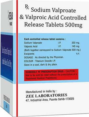 Valprolex Chrono 500mg Cr Strip Of 10 Tablets