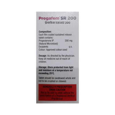 Pregafem Sr 200 Strip Of 10 Tablets