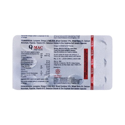 Q Mac Strip Of 10 Capsules