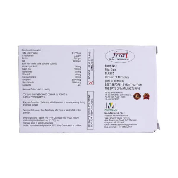 Vitconox Forte Strip Of 10 Capsules