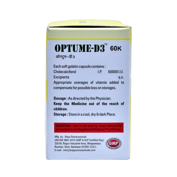 Optume D3 60k Strip Of 4 Capsules