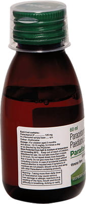 Parafast 125mg Raspberry Flavour Bottle Of 60ml Syrup