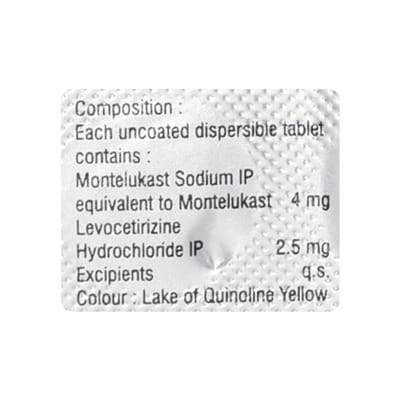 Nukast 4mg Dt Strip Of 10 Tablets