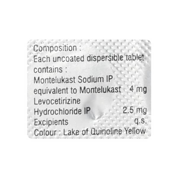 Nukast 4mg Dt Strip Of 10 Tablets