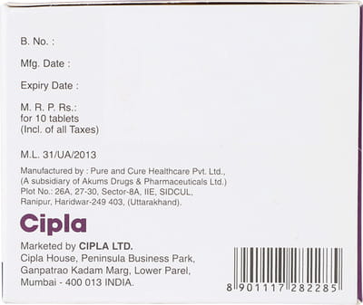 Metolar Trio 50mg Strip Of 10 Tablets