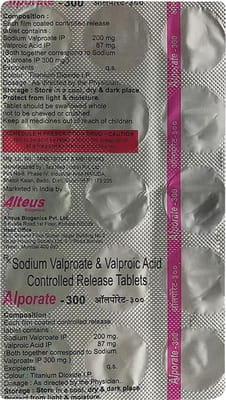 Alporate 300mg Strip Of 15 Tablets