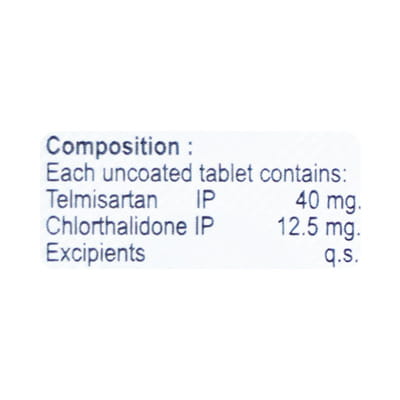 Telster Ct 40/12.5mg Strip Of 10 Tablets