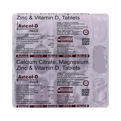 Avicol D Strip Of 15 Tablets