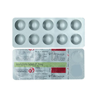 Tenebetic 20mg Strip Of 10 Tablets