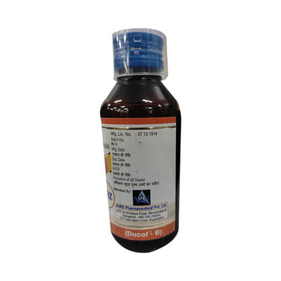 Ducof B Sugar Free Bottle Of 100ml Syrup