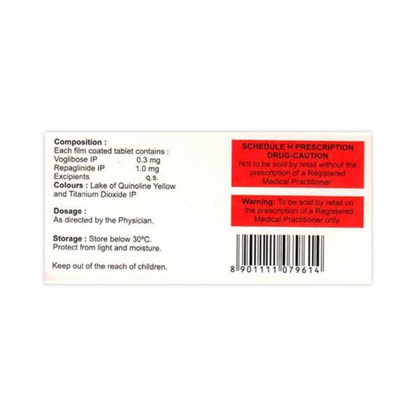 Volga R 0.3/1Mg Strip Of 15 Tablets