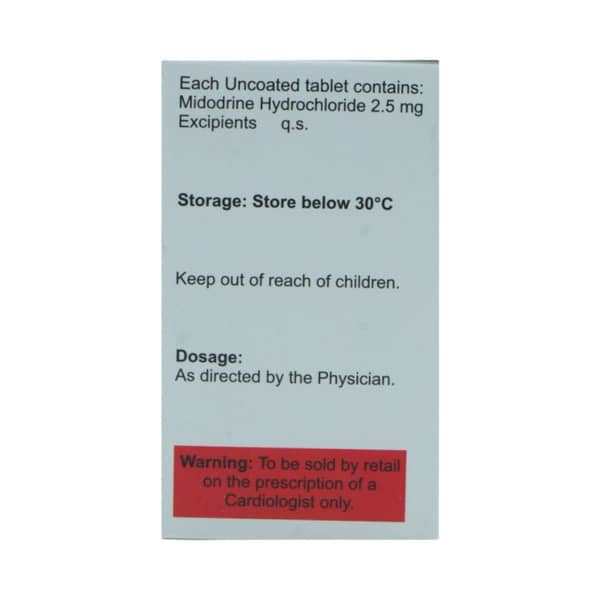 Aladrine 2.5mg Bottle Of 60 Tablets