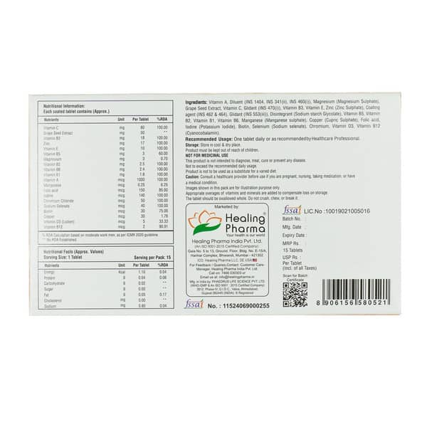 Zincoheal Strip Of 15 Tablets
