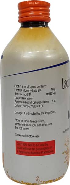 Lactifiber Bottle Of 180ml Syrup