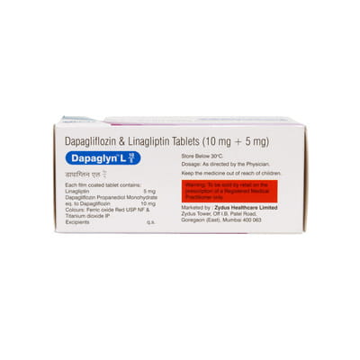 Dapaglyn L 10/5mg Strip Of 10 Tablets