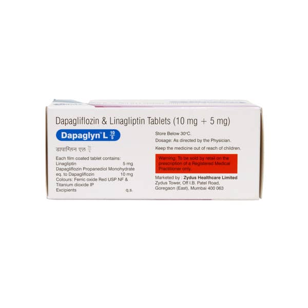 Dapaglyn L 10/5mg Strip Of 10 Tablets
