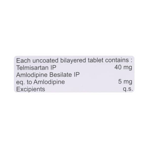 Telmifine Am 40/5mg Strip Of 10 Tablets