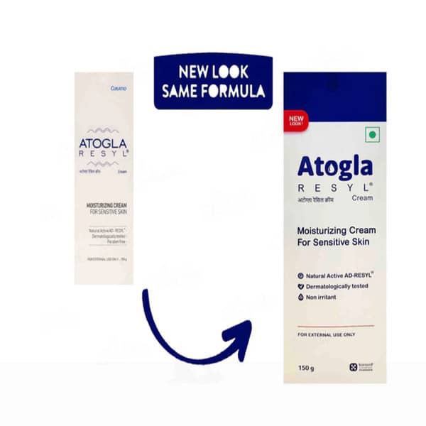 Atogla Resyl Body Moisturizer For Sensitive Skin Tube Of 150gm Cream