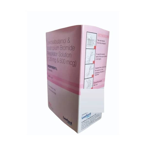 Tropivent L 0.63mg 2.5ml Packet Of 5 Respules