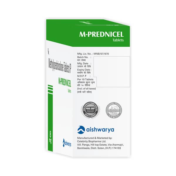 M Prednicel 8mg Strip Of 10 Tablets