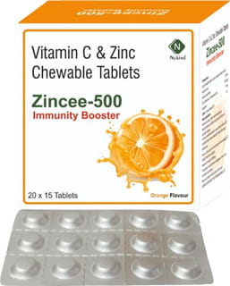Zincee 500 Immunity Booster Strip Of 15 Tablets
