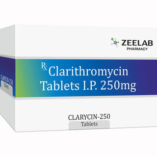 Clarycin 250Mg Strip Of 10 Tablets