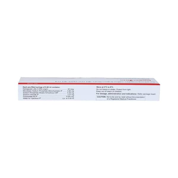 Darbecon 40Mcg Pre Filled Syringe Of 0.4Ml Injection