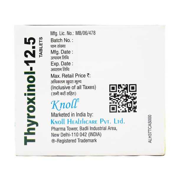 Thyroxinol 12.5 Tablet 120 No's