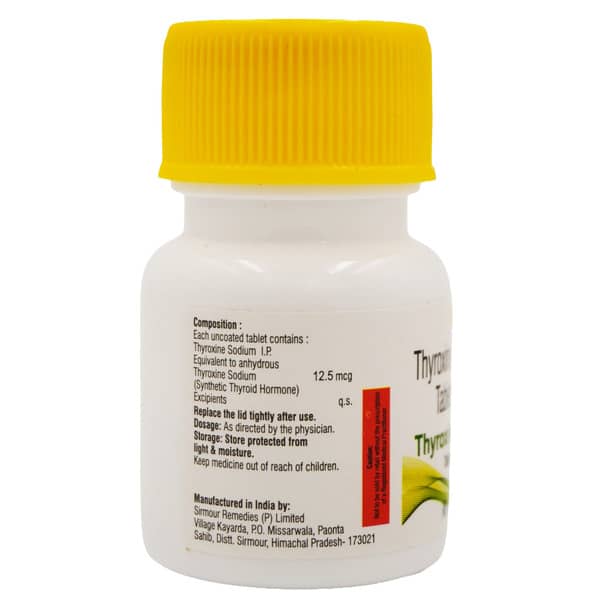 Thyroxinol 12.5 Tablet 120 No's