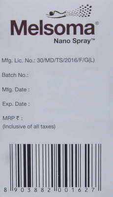 Melsoma Nano Bottle Of 12ml Oral Spray