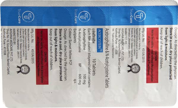 Acebcystein Strip Of 10 Tablets