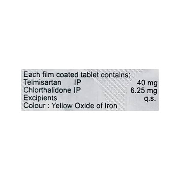 Telfirst Ct 40/6.25mg Strip Of 15 Tablets