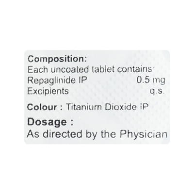 Repanza 0.5mg Strip Of 10 Tablets