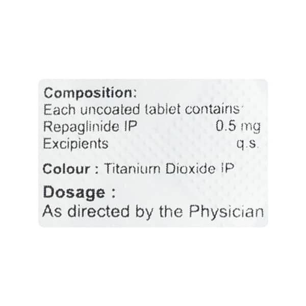 Repanza 0.5mg Strip Of 10 Tablets