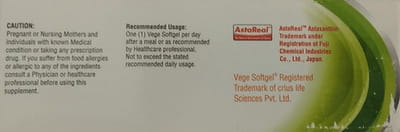 Reclaim Ag Strip Of 10 Vege Capsules