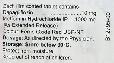 Gluxit M 10mg Forte Strip Of 10 Tablets