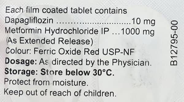 Gluxit M 10mg Forte Strip Of 10 Tablets