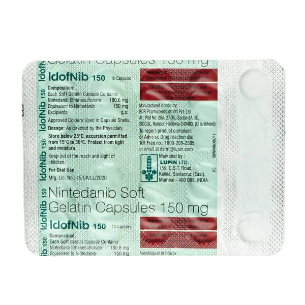 Idofnib 150Mg Strip Of 10 Softgel Capsules