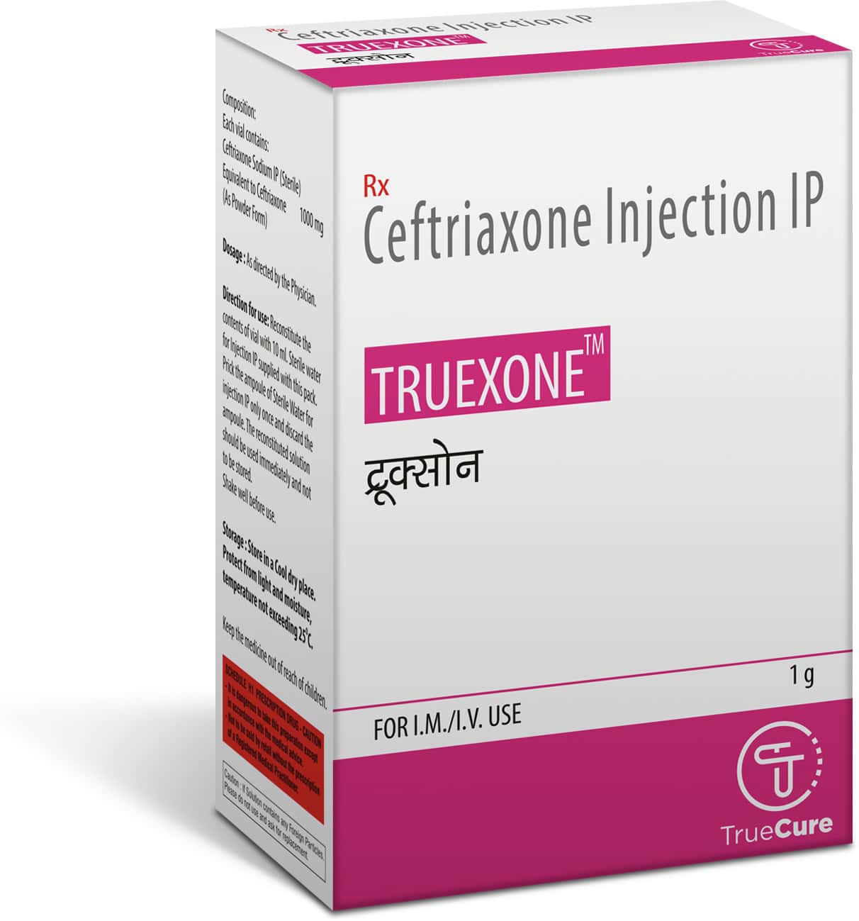 truexone 1000mg dry vial of 1gm powder for injection