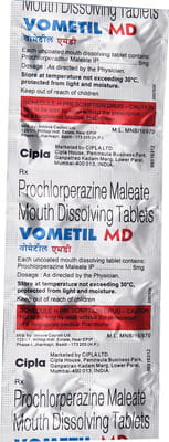 Vometil Md 5mg Strip Of 10 Tablets