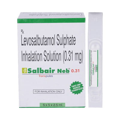 Salbair Neb 0.31mg 2.5ml Packet Of 5 Transpules
