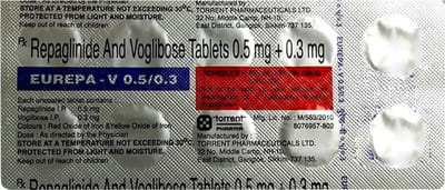 Eurepa V 0.5/0.3mg Strip Of 10 Tablets