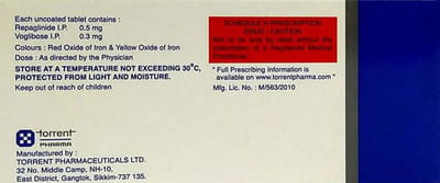 Eurepa V 0.5/0.3mg Strip Of 10 Tablets