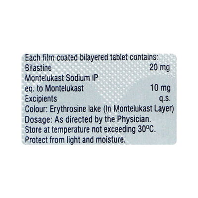 Bilasure M 40mg Strip Of 10 Tablets