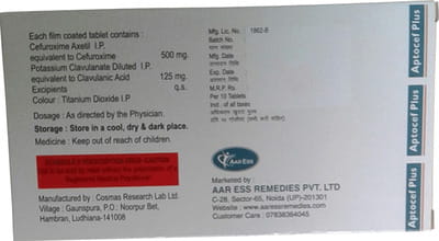 Aptocef Plus Strip Of 10 Tablets