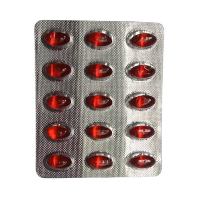 New Alkof Cofgels Strip Of 15 Softgel Capsules